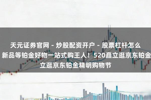 天元证券官网 - 炒股配资开户 - 股票杠杆怎么注册 套装、新品等铂金好物一站式购王人！520矗立逛京东铂金精明购物节
